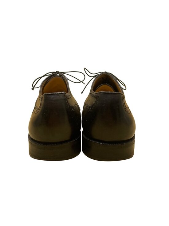 Salvatore Ferragamo Men’s Black Leather Brogue Oxford Dress Shoes Size 10.5 main image 5